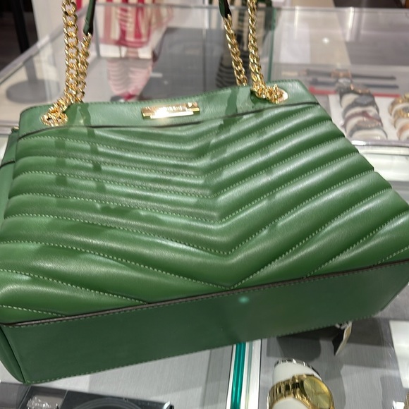 Michael Kors Whitney Women Ladies Medium Tote Shoulder Handbag Bag Purse Green - Picture 8 of 16